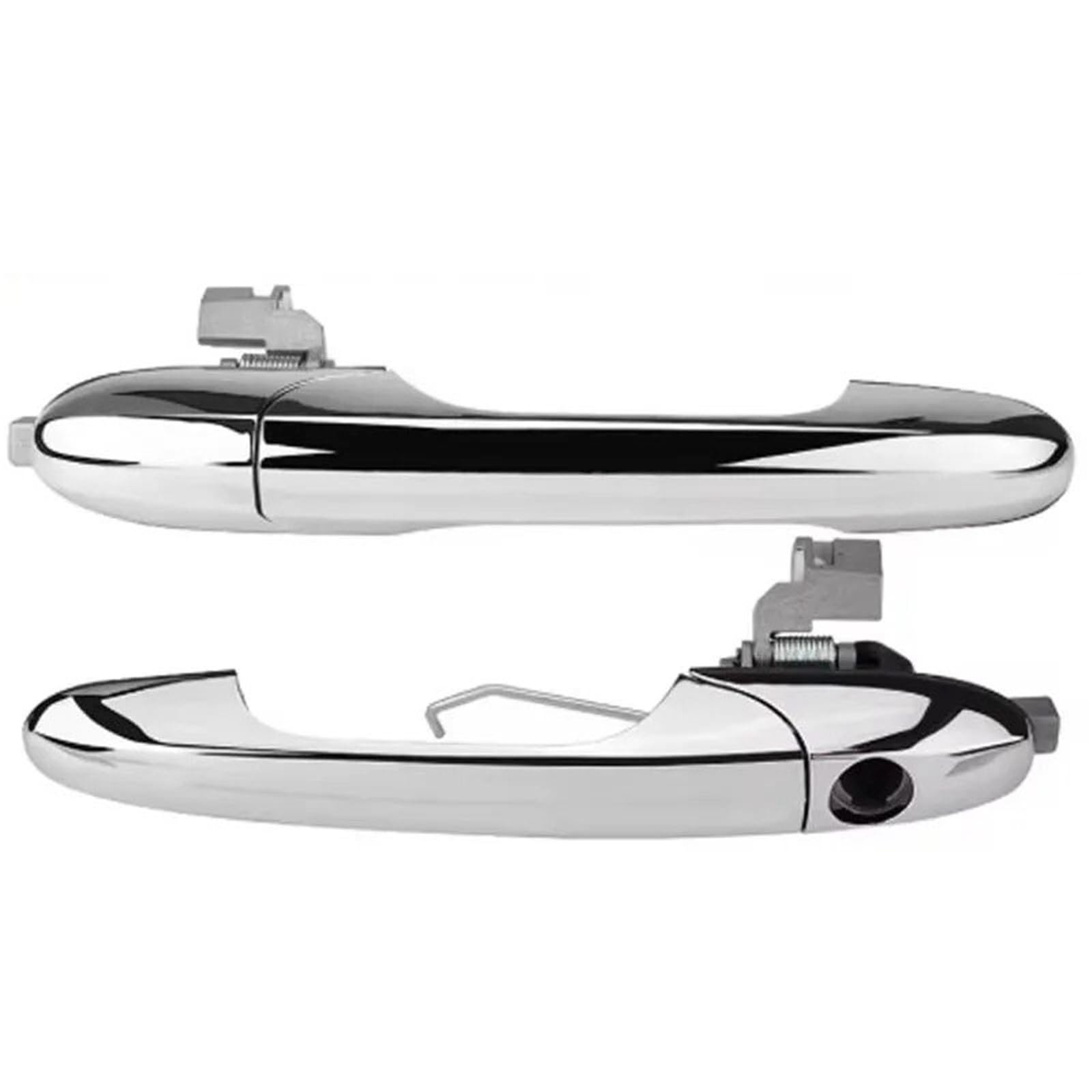 DUDUYANG Car Outside Door Handle for Fiat for 500 2012-2018 Left Hand Driver Exterior Door Handle & Right Passenger Outside 68069943AC 68069942AC