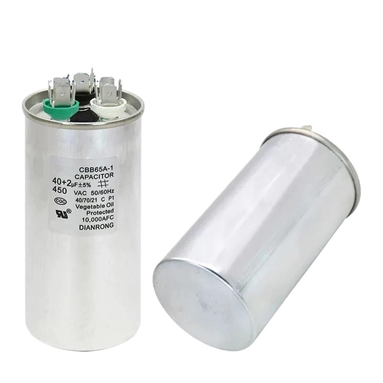 1 condensador de aire acondicionado CBB65A-1 LG1P 1,5P 25+1,5 UF 25+2 UF 30+3 UF 35+2,5 UF condensador de compresor de aire acondicionado(30UF 6UF)