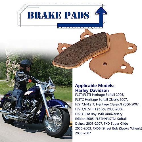 Sintered Brake Pads for Harley Davidson Softail FLSTCI by Cyleto - Used condition - Image 4