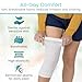 Vive Catheter Leg Bag Holder for Men & Women (2 Pack) - Nephrostomy & Foley Catheter Bag Holder & Cover - Urine Drainage & Storage Bag Holder Stays in Place - Catheter Stabilization (Medium)