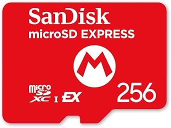 Nintendo Switch 2 Micro Sd Card Sandisk - Mario 256gb