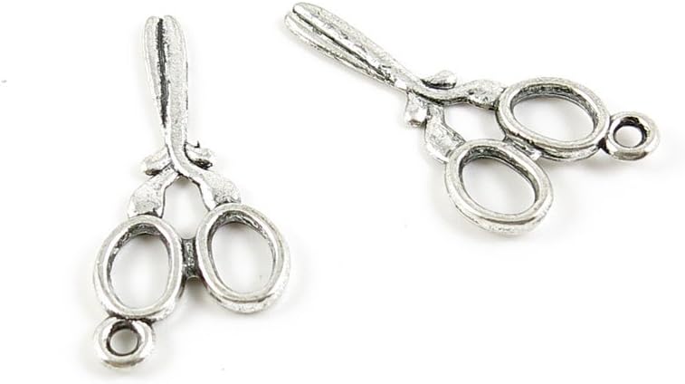 350 Pieces Wholesale Supplies Ancient Silver Fashion Jewelry Making Charms Findings W-13245 Scissors Pendant Craft DIY Vintage Alloys Necklace Bulk Supply Accessoires