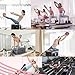 Pilates Reformer Machine，Professional Foldable Reformer with Yoga Ball and Resistance Bands(Springs Imported from Germany)