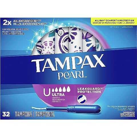 Tampax Pearl Tampons Ultra Absorbency Cover