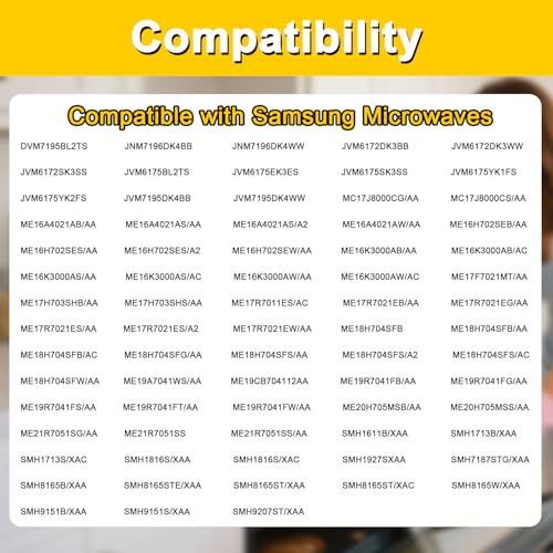 Image of 4PCS 40W Incandescent Light Bulbs Compatible with Samsung Microwaves Replace#: 4713-001013 DE07-90015A 54001046 14218667 AP4051343 2029140