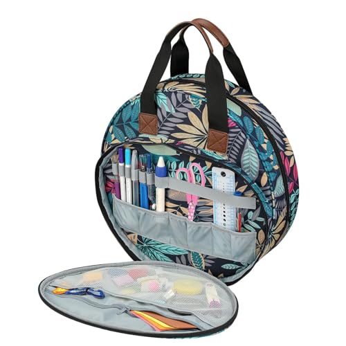 Bolsa De Almacenamiento Para Accesorios De Costura Bordada | Bolsa De Accesorios Para Punto De Cruz | Bolsa De Transporte Para Proyectos De Bordado | Bolsa Organizadora Portátil Herramientas Bordado
