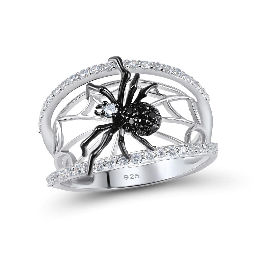 Bague araignée noire argent 925 : évitez les bijoux ternes - 7