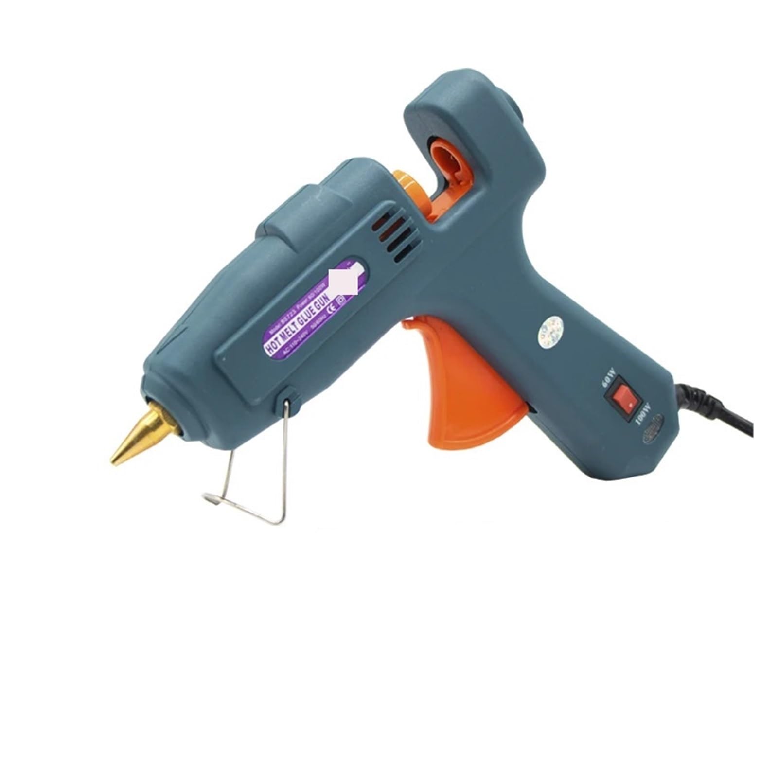 Pistola for colla a caldo, pistola for colla a doppia potenza da 60 W/100 W, strumento di riparazione artigianale for regali fai da te con colla stick da 11 mm artisti fai da te, arte(Nozzle 2.0x50mm)
