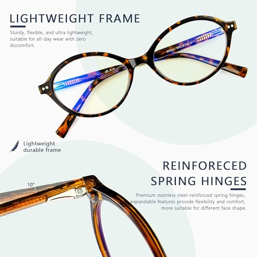 Image of Blue Light Blocking Glasses for Women Men, Square Thick Frame Anti Eyestrain & UV Glare JF6218