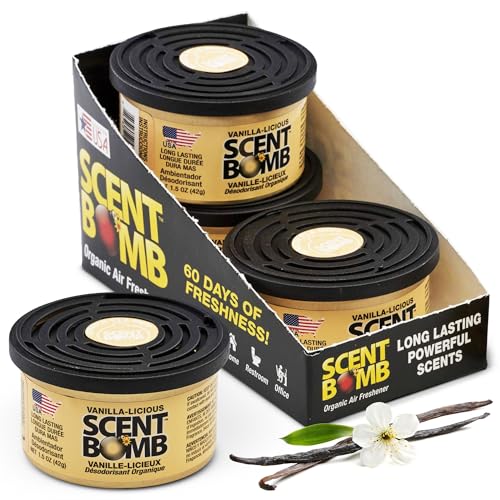 Scent Bomb Organic Spill-Proof Air Freshener Cans – Natural Odor