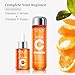 Vitamin C Serum & HONLINK Face Essence - Gift for Her, Skincare Gift with Hyaluronic Acid & Centella - for Dull Skin, Uneven Tone, Fine Lines & Pores