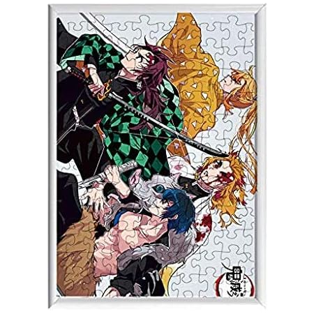 Amazon Co Jp 鬼滅の刃 ジグソーパズル 萌えグッズ 子供へのプレゼント レジャー 竈門 炭治郎 襧豆子 伊之助 我妻 善逸 義勇1ピース N ホビー 通販