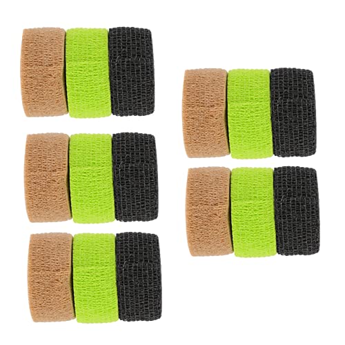 PartyKindom Finger Wrap Bandages 15pcs Finger Tape Thumb Covers Adhesive Tape Elastic Skin-Friendly Ideal for Athletes
