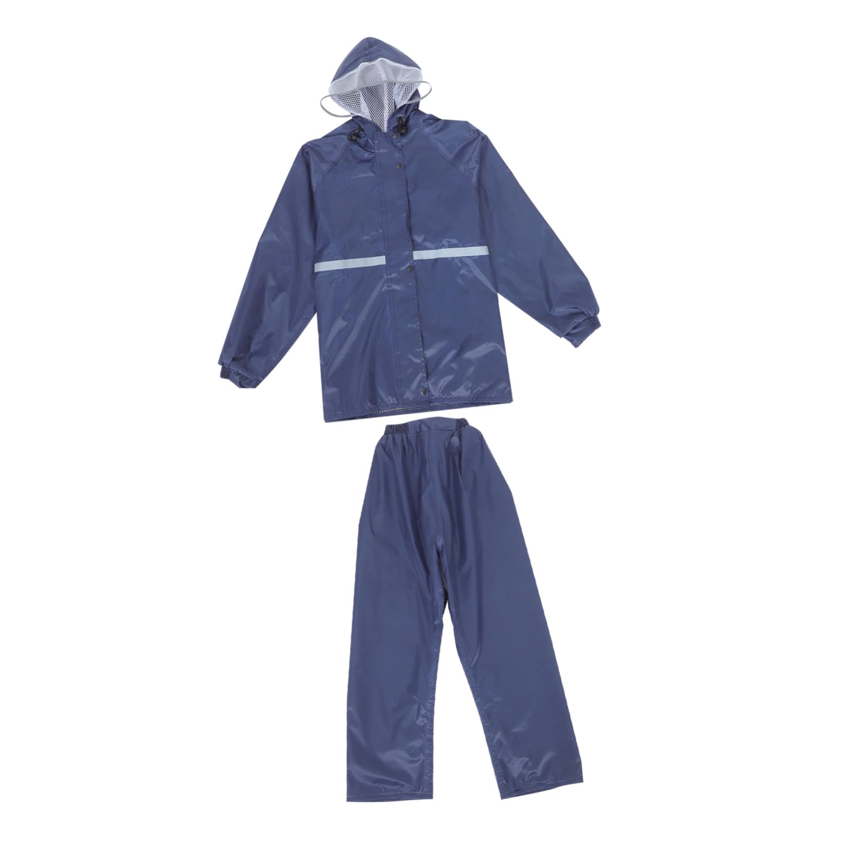 Veemoon Traje De Lluvia Reflectante para Motocicleta Y Bicicleta Impermeable De Doble Capa para Adultos Unisex para Actividades Al Aire Seguridad Nocturna