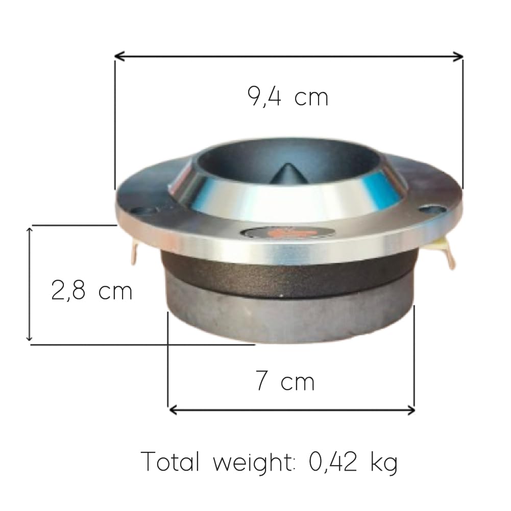 SP Audio SP-EM6.5 KIT, 1 Kit a 2 Vie da 6,5" 16,5 cm 165 mm, 200 Watt RMS 400 Watt Max, 4 Ohm, 2 Midrange, 2 Tweeter, 2 Crossover, Portiere, Sportelli, Per Auto