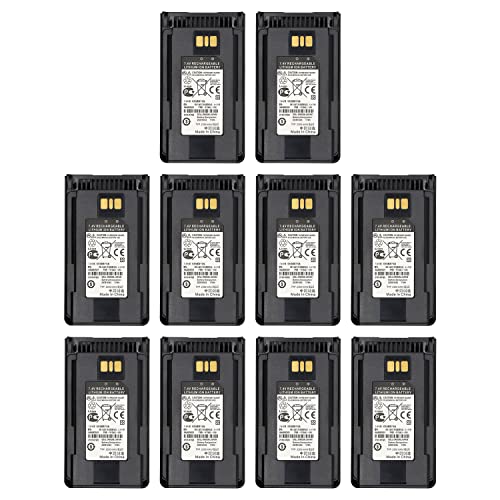 (10PCS) FNB-V134LI Battery FNB-V133Li AAJ68X001 Battery 2300mAh [Upgraded] for Vertex Standard EVX-530 EVX-531 EVX-534 EVX-539 EVX-231 EVX-261 FNB-V134 FNB-V134LI-UNI FNB-V138Li Batteries