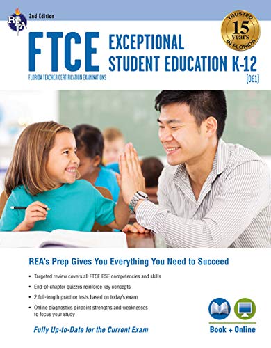 Ftce Exceptional Student Education K-12 (061) Book + Online 2E (Ftce Teacher Certification Test Prep) #TOP5