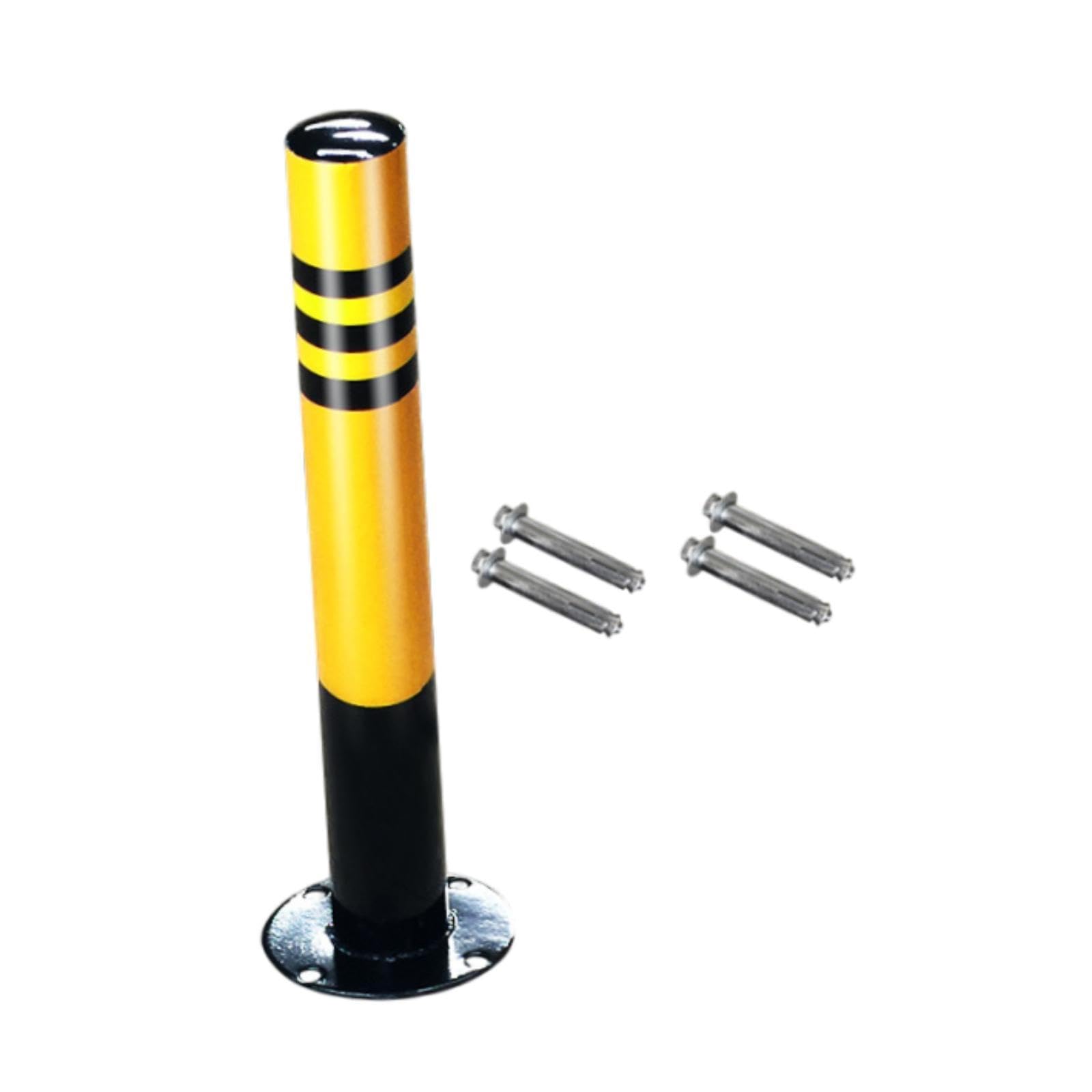 Bolardo Metálico Tipo Bolardo, Barrera de Tubular para Aparcamientos, Entradas de Vehículos, Senderos Peatonales Y, 75 Cm X 7.6 Cm