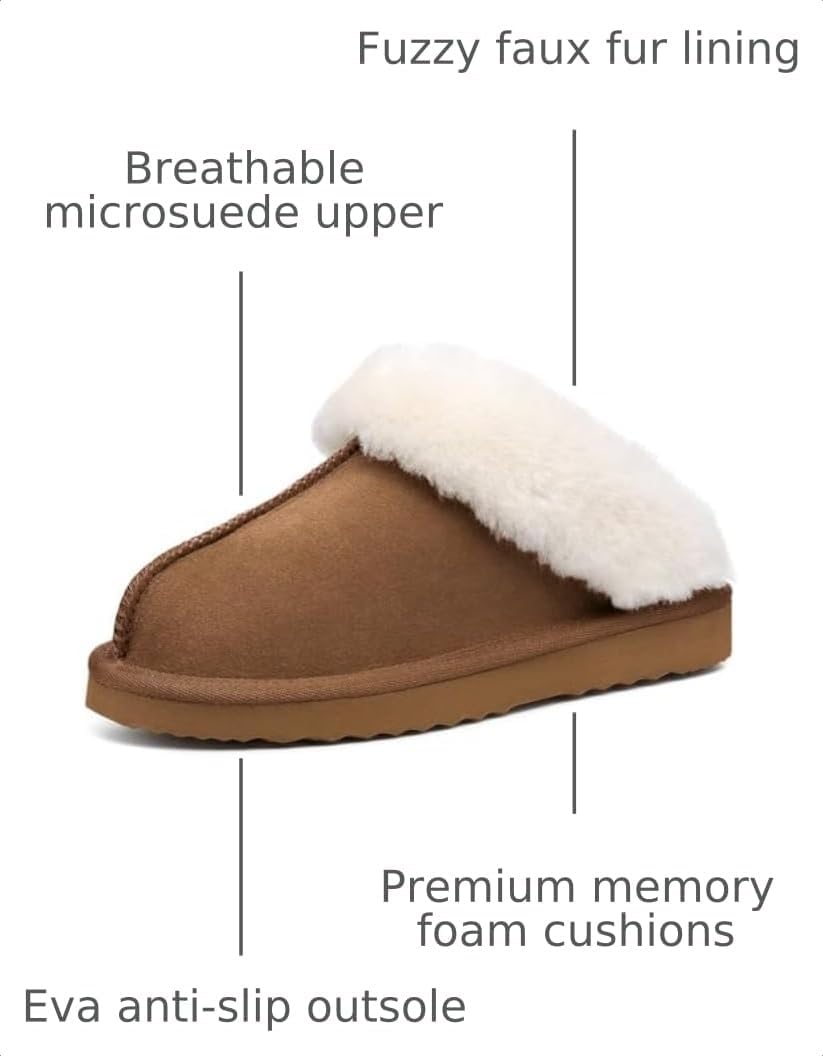 LazyStep Women's Madge Fuzzy Slippers