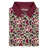 AMIGO Virginia Tech Hokies Range Polo Shirt