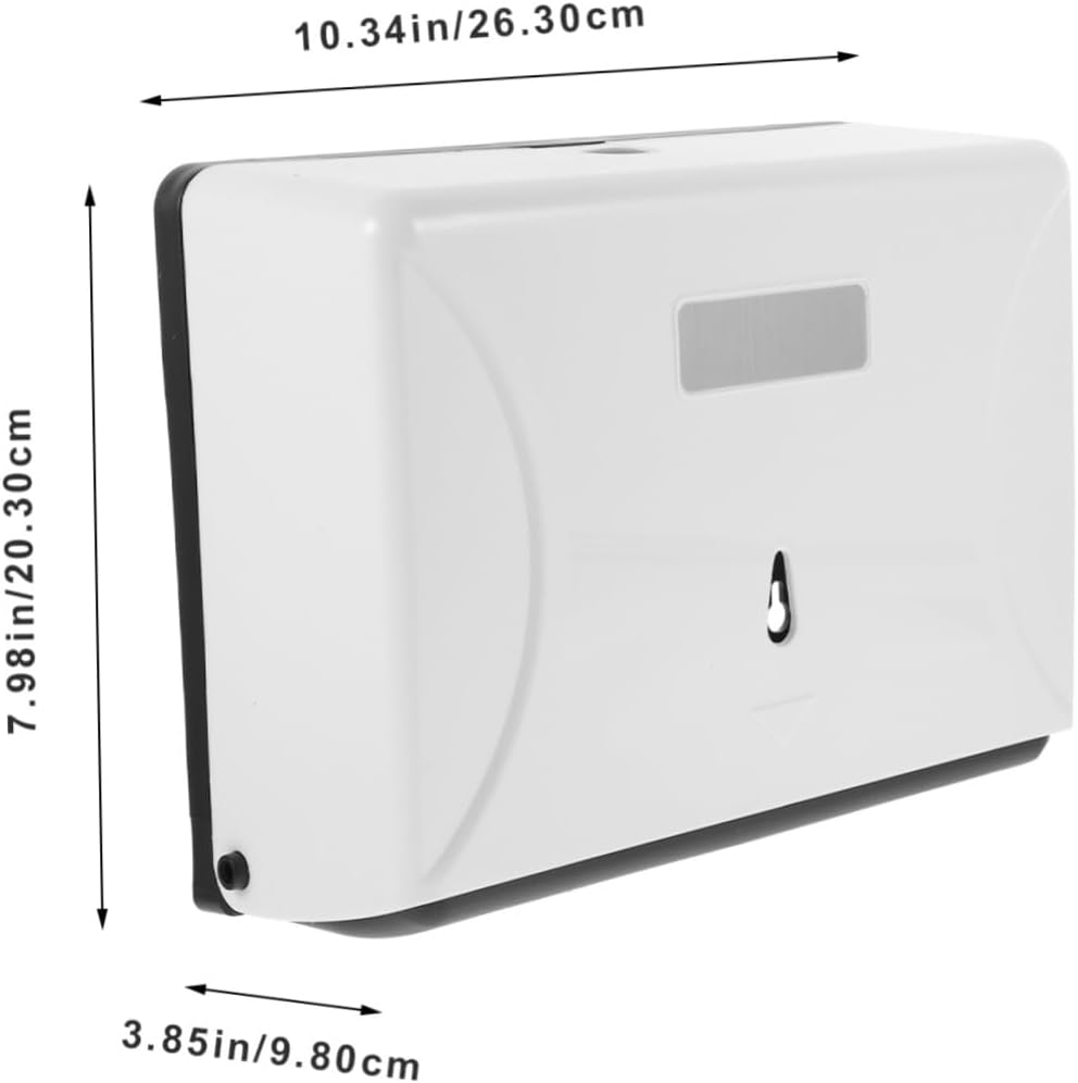 GLEAVI Touchless Paper Towel Dispenser Wall Mount Tissue Holder for Kitchen Bathroom Office Material Elegant Design for Home Commercial Use Fits Various Tissue