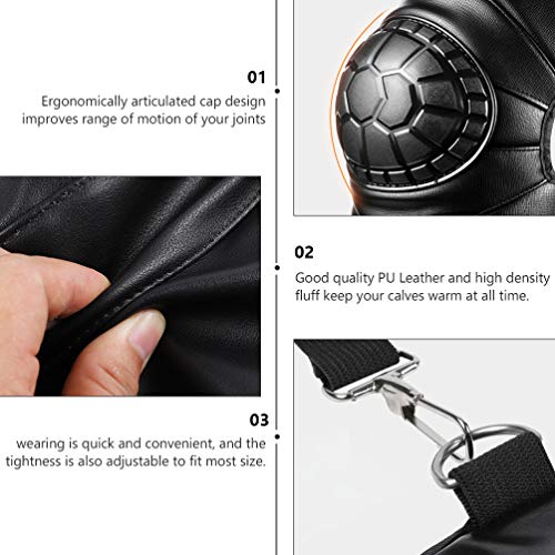 FAVOMOTO 1 par de Joelheiras para Motocicleta à Prova de Vento de Ciclismo Caneleiras Antiderrapante