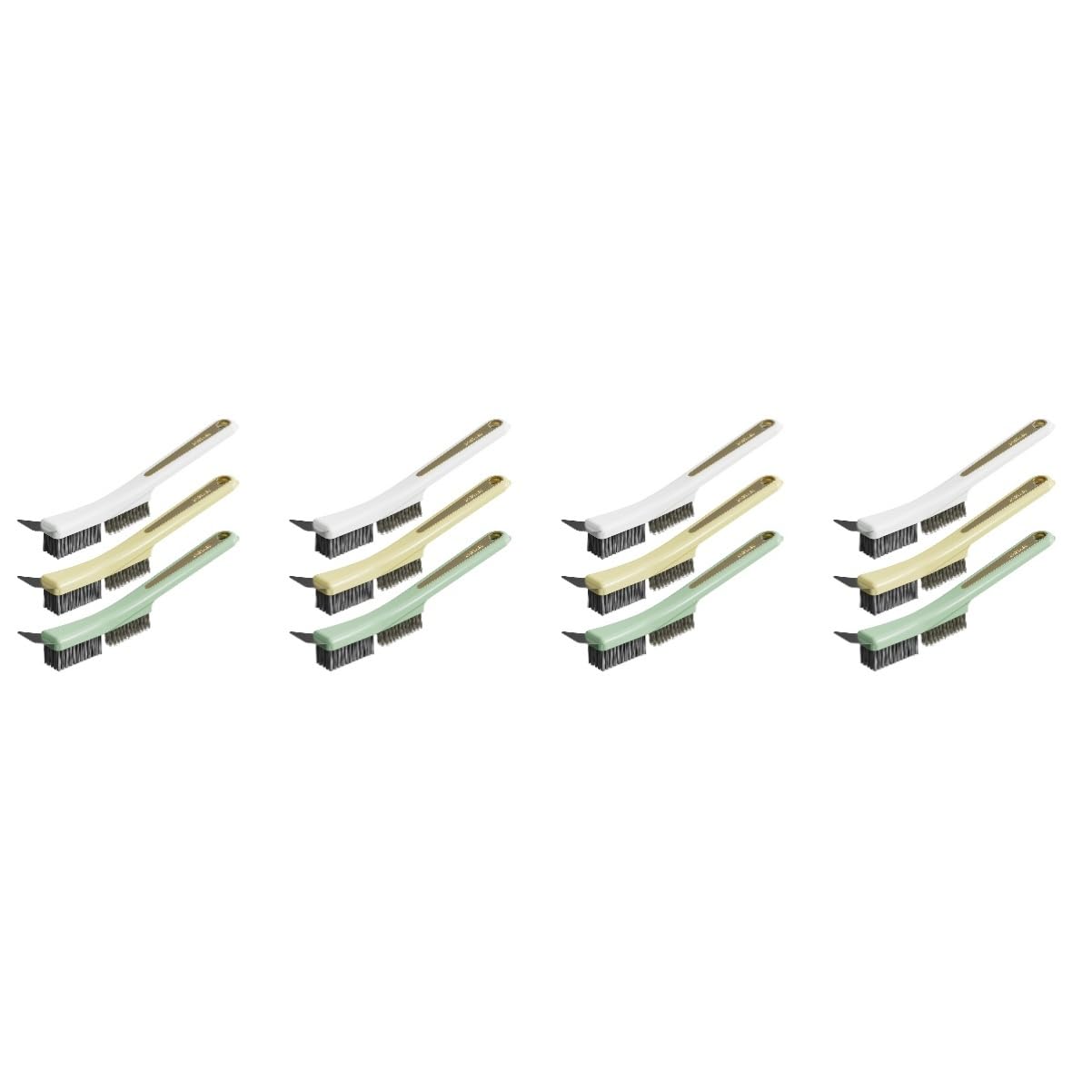 minkissy 12stücke Teiliges Reinigungsbürsten Herd Und Ofen Mit Schaber Und Gap Brush Für Mühelose Reinigung Von Kochfeldern Langlebig Und Ergonomisch Für Einfache Anwendung