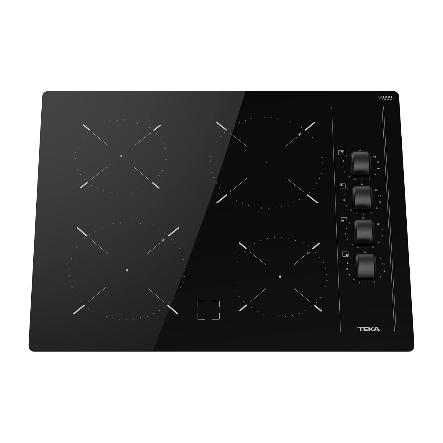 TEKA TBC 64000 XFL Vitroceramic hob with 4 zones in 60 cm