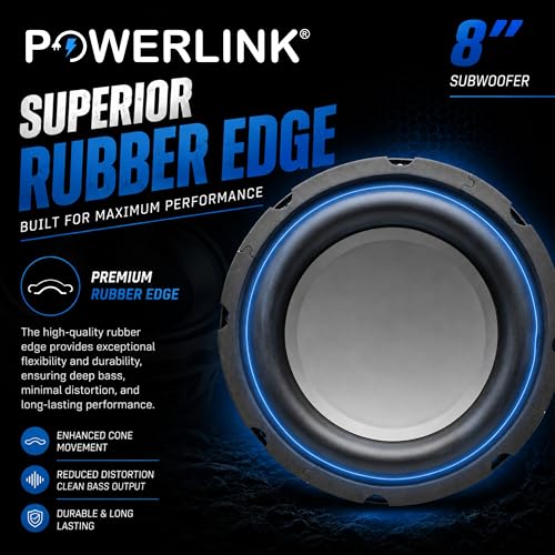 POWERLINK 8" Subwoofer Deep Bass Champion Series - Image 5