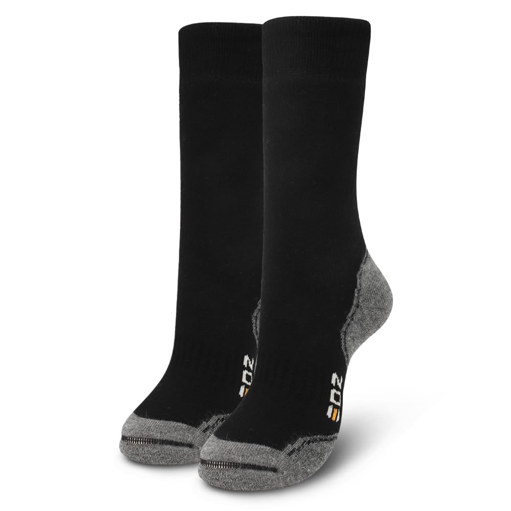 EDZ Merino Wool Boot Socks Standard Length (Black) UK6-8