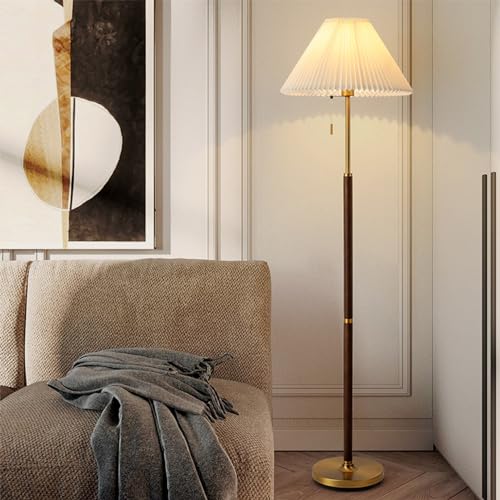 Lámpara de pie para dormitorio con luz suave y decorativa