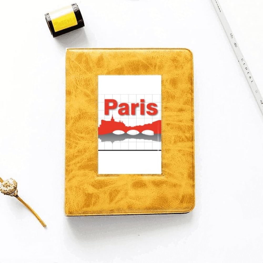 no/no Paris City Outline Coordinate Axis Photo Album Family Wedding Picture 4x6