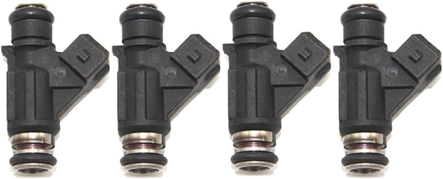 4pcs 25360407 25360407A 25360034 28101891A Fuel Injectors Compatible With Car Flow Matched Spray Nozzle Replacement Injection System Parts