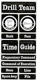 Drill Team Grunge Cardstock Scrapbook Stickers (18242)