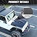 CALLIERT The Avenger Style Steel Replacement Hood with Functional Air Vents fits for 2007-2018 Jeep Wrangler JK Under-hood, Unpainted