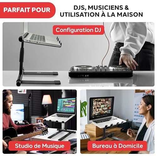 Support ordinateur portable pliable iPad avec plateau réglable