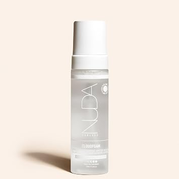 Nuda CloudFoam Express Tanning Mousse | Customizable, Transfer-Free Self Tan with PowerGlow+ Tan Boost Complex | Develops in 1 Hour | Vegan, Paraben, Sulfate, and Cruelty Free, 6.4 Fl Oz