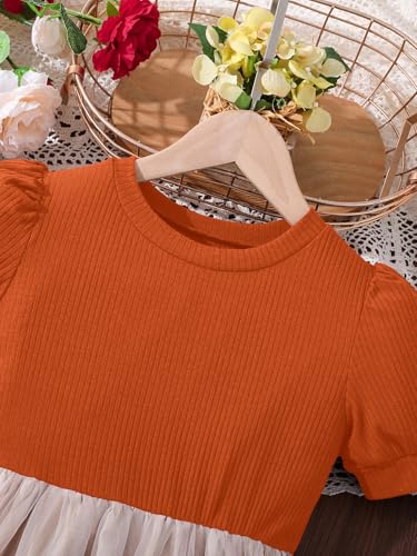 Image of TAGAS Girls Embroidery Pattern Cap Sleeve A-line Knee-Length Dress