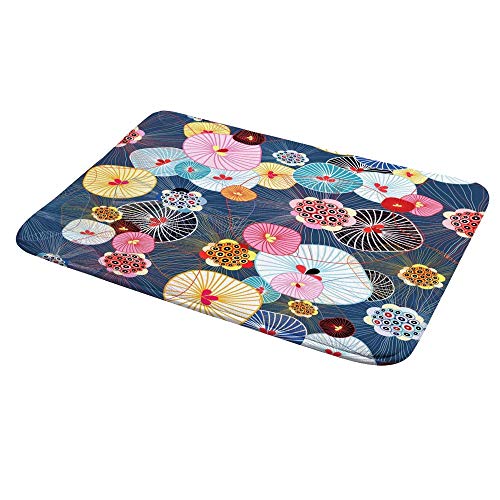 Tapis de salle de bain lavable en machine antidérapant et absorbant - 5