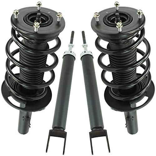Image of TRQ Complete Strut Assembly & Shock Absorber Kit Complete Strut & Coil Spring Assembly Compatible with 2010-2012 Ford Taurus