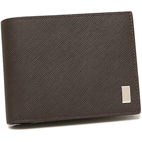 Dunhill 22R2P10PS201R Men's Bi-Fold Wallet, Plain Brown,, Braun Cover