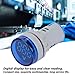 Light Digital-Display Voltage Indicator for Industry Applications Building Electronics Projects(Blue)