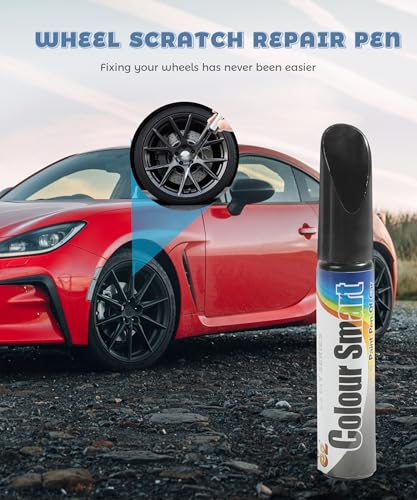 UNLRAE Car Paint Scratch Repair,Car Accessories Wheel Paint,Rim Paints,Rim Scratch Repair,Used to Repair Automotive Scratches and Slight Dents,Suitable for Most Trucks and SUVs Etc (Black) - Thumbnail 5