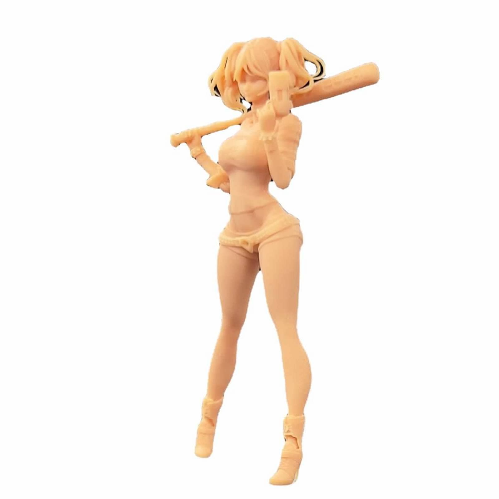 ZEDACAKAI (6 Pcs 1/43 Figure huntress City baseball girl Model GK Need To Be Colored By Yourself