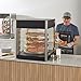 Winco EDM-1K Rotating Heated & Humified Pizza Warmer Merchandiser, 18