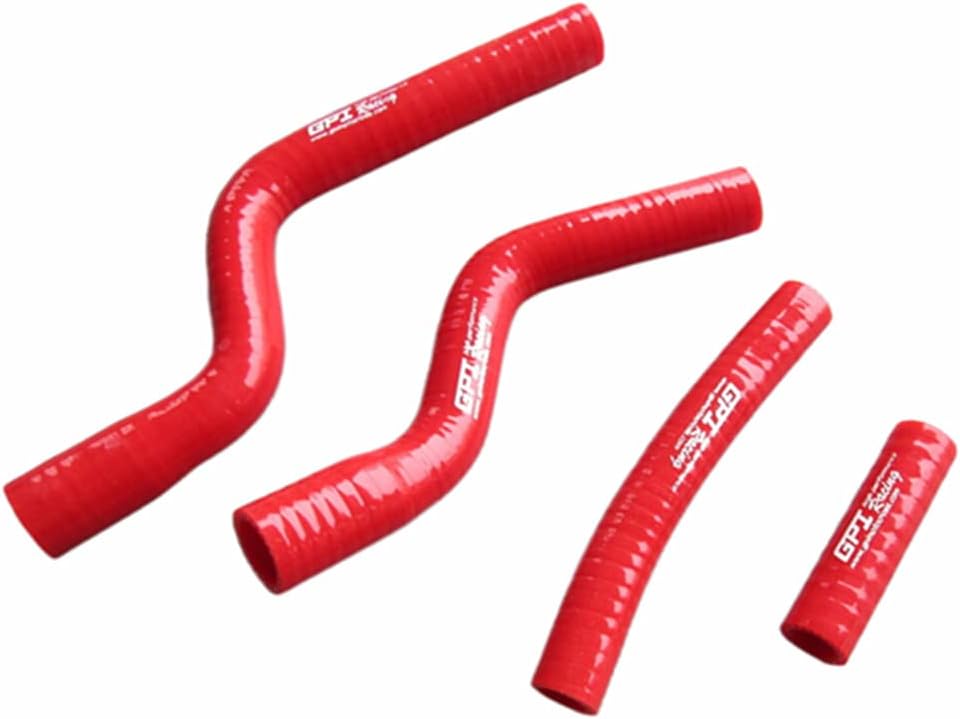 Silicone Radiator Hose for 2007-2009 Yamaha YZF250 YZ250F 2008 07 08 09 (Red)