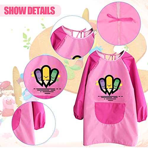 Yizemay Grembiule da Pittura Bambini, Impermeabile...