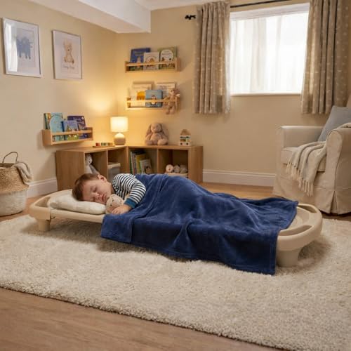 Image of Angeles Sleeping Cot Daycare Essentials, Sand, Standard, Single