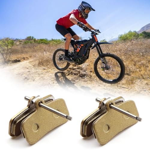 URLWALL 2pcs Brake Pad for Sur Ron Light Bee X and S Segway X160 X260 Talaria Sting MX3 R MX4/Altis Sigma/Rawrr Mantis X/X160/X260 Durable Rear Front Electric Bike Disc Brake Pads for Surron OEM