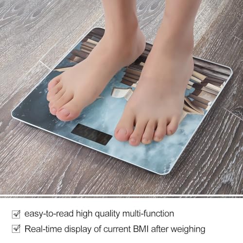 Balanza digital de baño de vidrio templado 400 lb miniatura 5